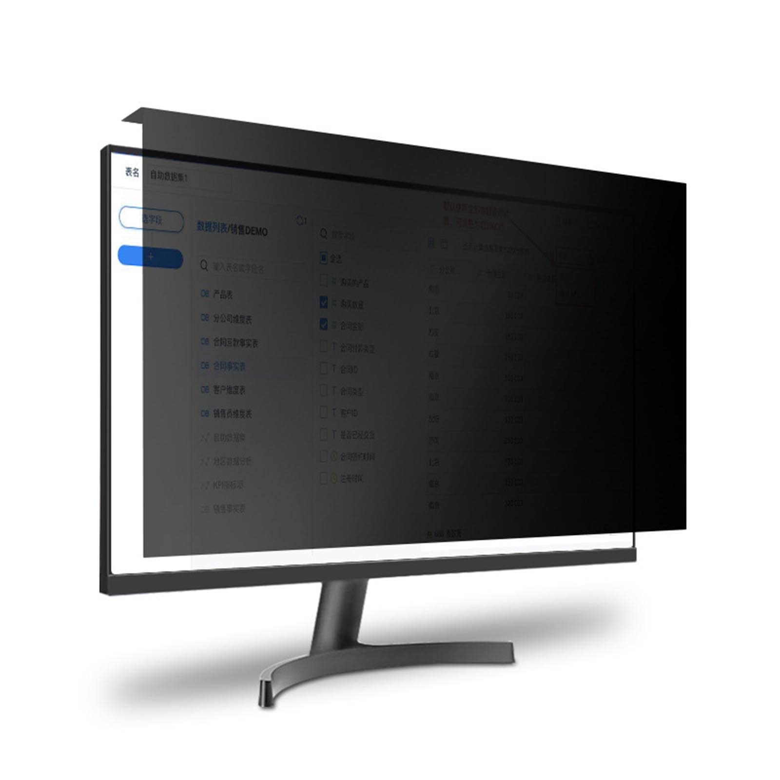 LIGUOYI HD Filtro De Privacidad, Antis Luz Azul, Antis UV, Antimicrobiano, Antis-Reflejos Filtro De Pantalla, Antis-Espionaje Protector De Pantalla para Pantalla Ordenador, Monitor