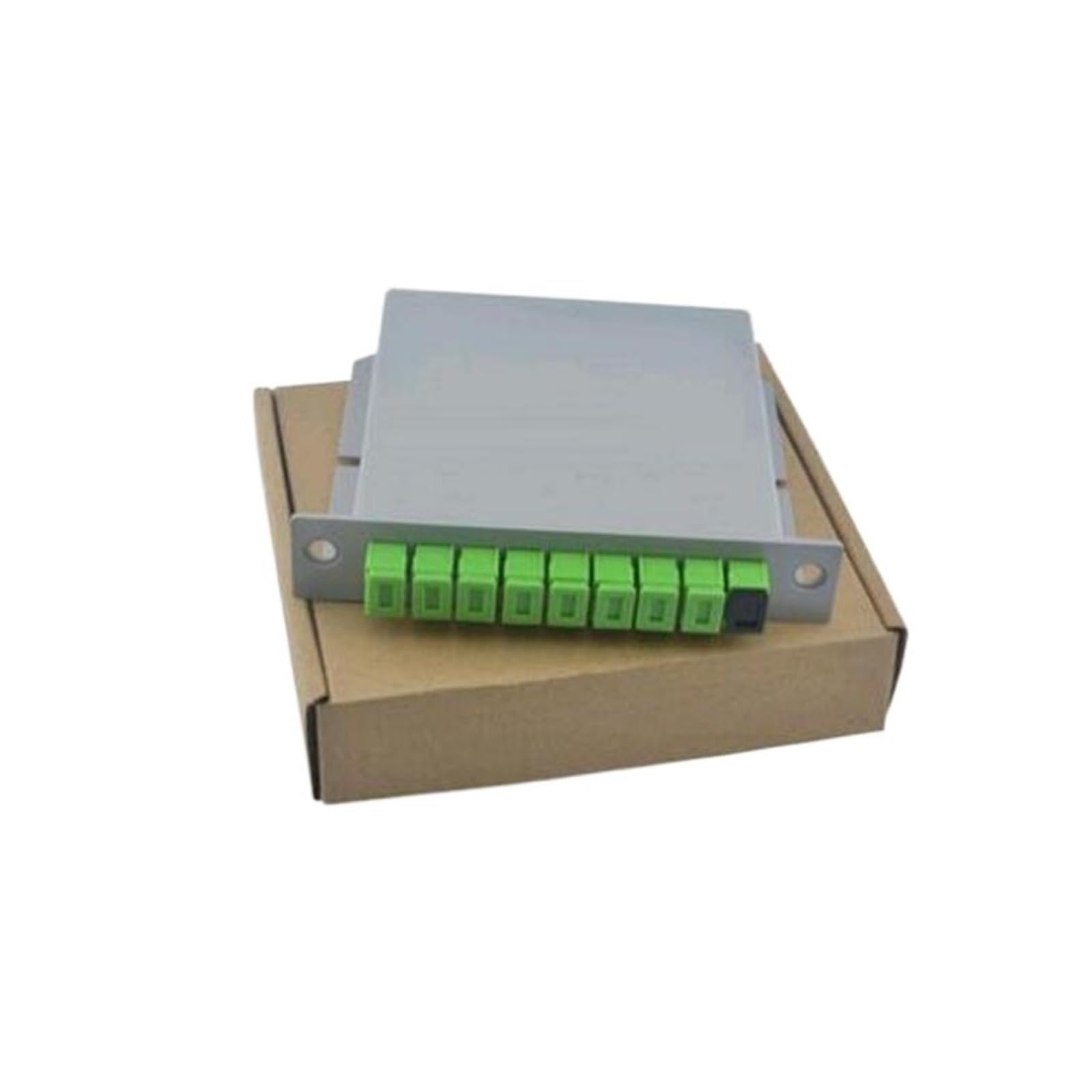 Boîte de séparation FT-TH à fibre optique SC AC PLC 1X8 Boîte de séparation PLC Type de feuille d'insertion Séparateur de coupleur à fibre optique