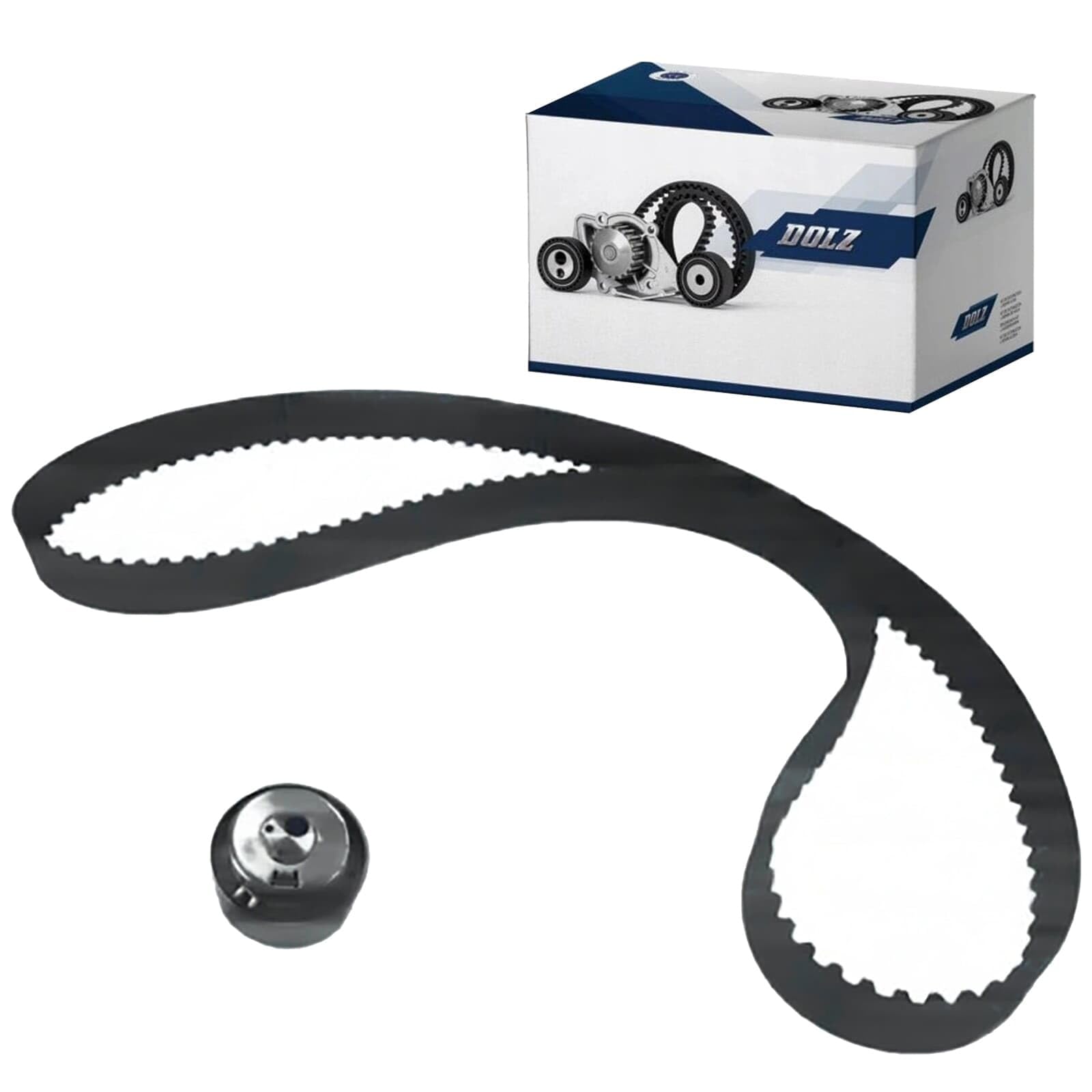 DOLZ Kit cinghia di distribuzione SKD060 N° denti: 129 N° cinghie: 1 22,0mm Compatibilità con FIAT 500 312 PANDA 169 GRANDE PUNTO 199 PUNTO 188 Doblo Station Wagon 119, 223