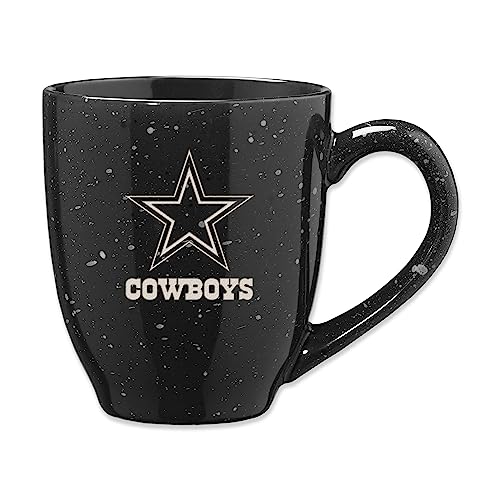 Image of Rico Industries NFL Football 16 oz Team Color Laser Engraved Speckled Ceramic Coffee Mug