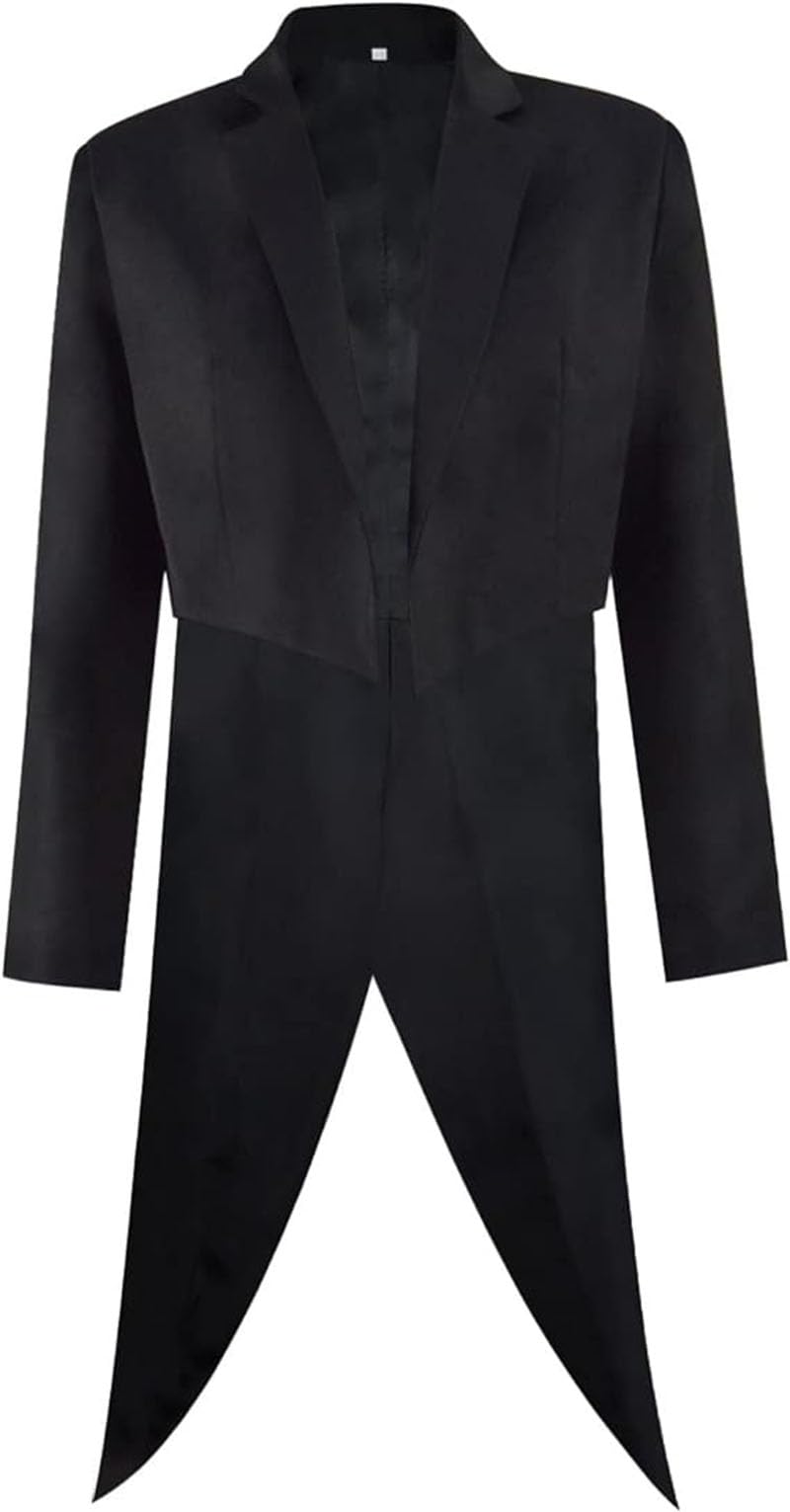 Womens Magician Zatana Cosplay Costume Zatana Magic Tailcoat Shirt Fullset