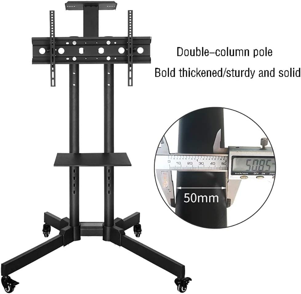 Soporte móvil para monitor LCD ajustable en altura miniatura 4