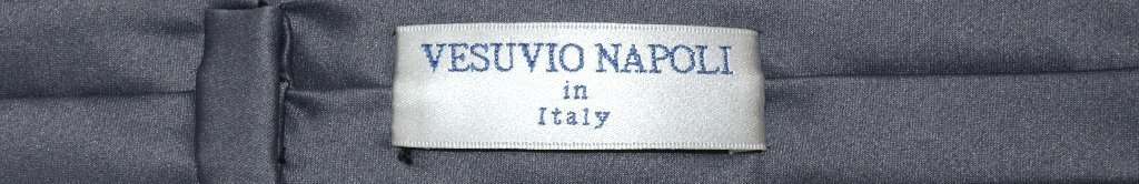 Vesuvio Napoli Narrow NeckTie Extra Skinny CHARCOAL GREY Men's 1.5