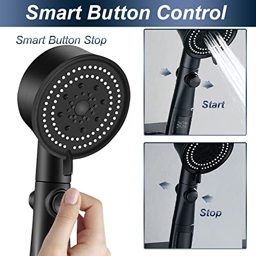 Soffione doccia con display a temperatura