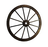 Wooden Wagon Wheel Decorative Wall Hanging Room Decor