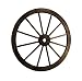 Wooden Wagon Wheel Decorative Wall Hanging Room Decor