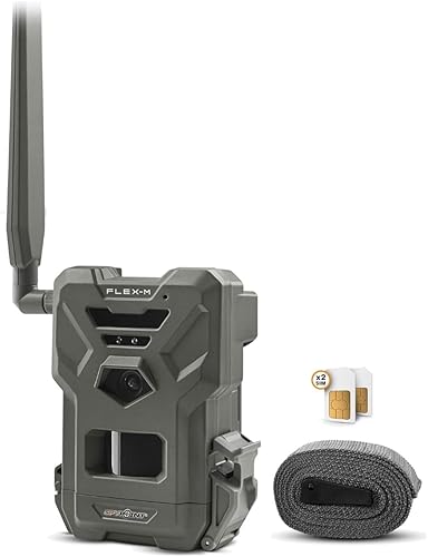 Miniatura 4 de SPYPOINT Flex-M - Cámara de rastro celular – Los mejores accesorios de caza, no necesita WiFi, visión nocturna, activada por movimiento, LTE de Solo