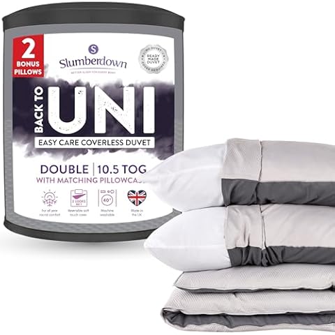 Slumberdown Back to Uni Duvet Set Cover