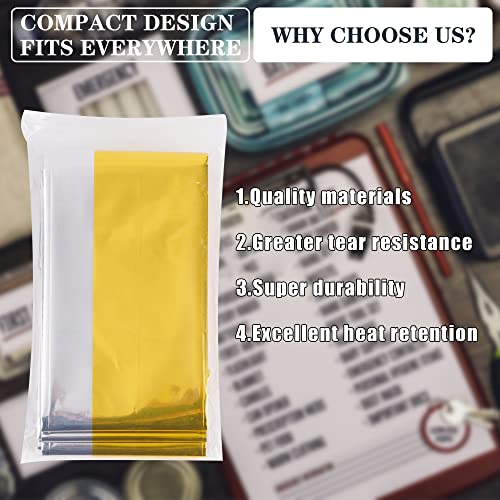 30 Pack High Reflective Mylar Sheets Plant Growth Mylar Films Garden Greenhouse Covering Foil Sheets For First Aid Blanket,Growth Room,Camera Reflector,Simple Tent,Outdoor Emergency(Gold,83X51 Inch) #TOP5