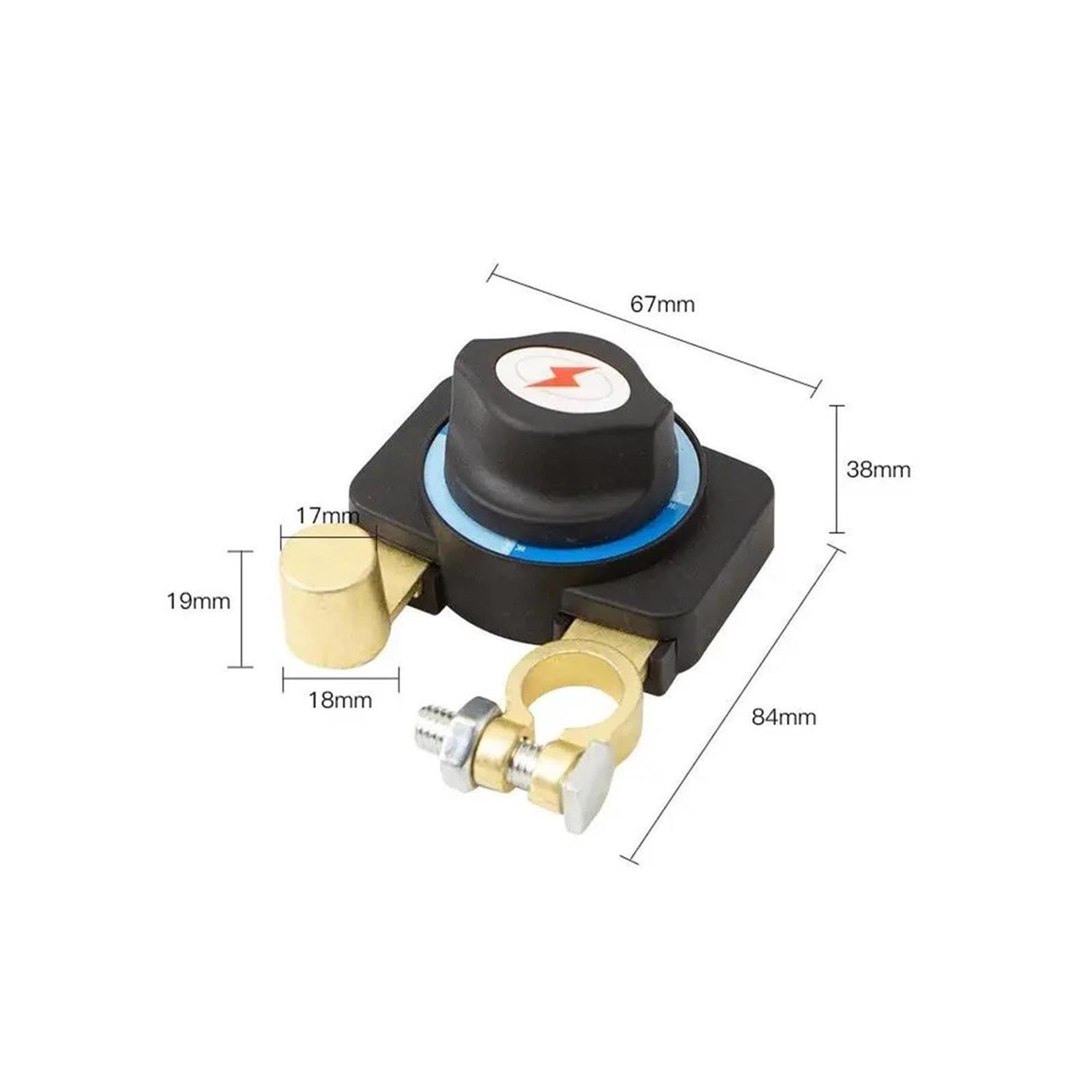 Interrupteur de déconnexion de la batterie du poste supérieur