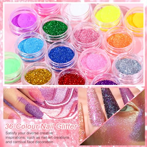 Kit de uñas acrílicas para principiantes con taladro y accesorios miniatura 6
