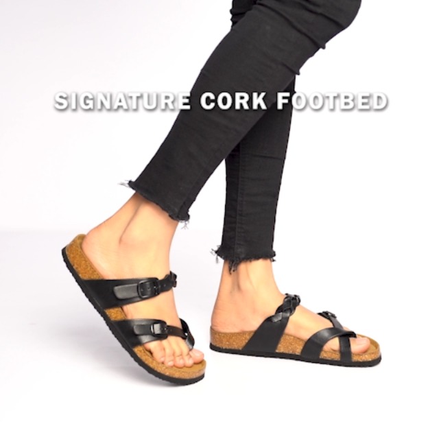 womens sandals cork