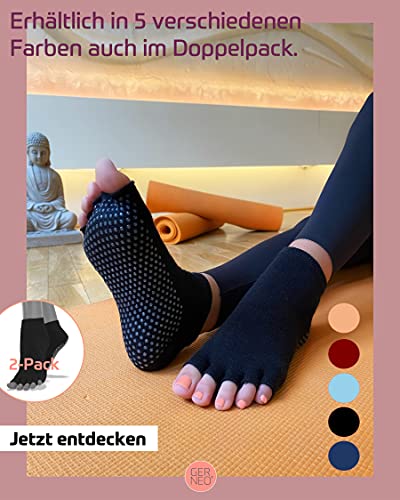 Yoga-Socken GERNEO ® DAS ORIGINAL 2er Pack Yoga Socken