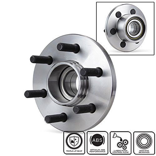 AKKON - for 1998-2003 Durango | 1997-2004 Dakota 2WD Front Wheel Hub & Bearing & 6 Lug Bolt 515032 Replacement