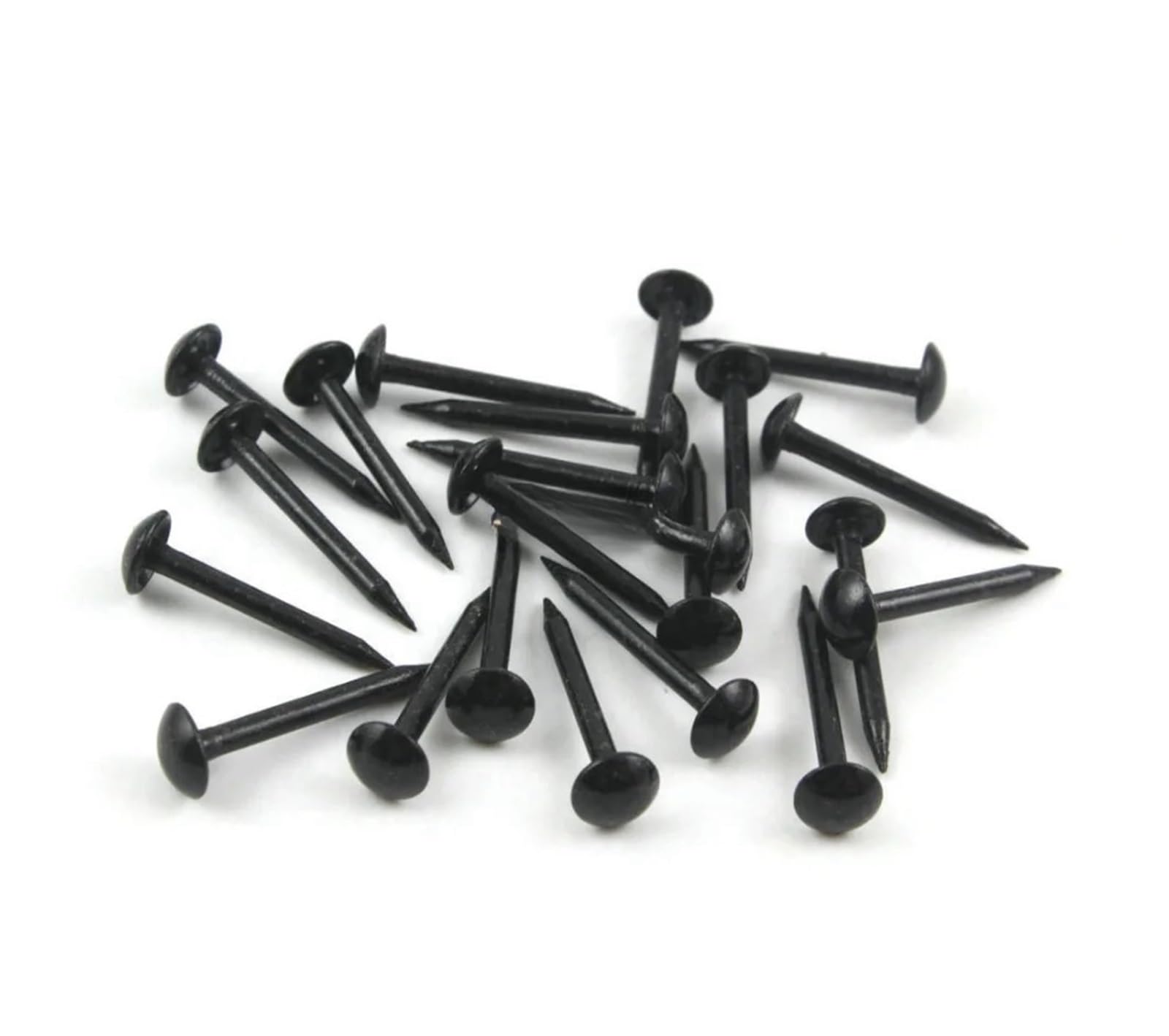KUIQEO FENG GUO 300 Pieces 5x17mm Black Upholstery Tacks Nails