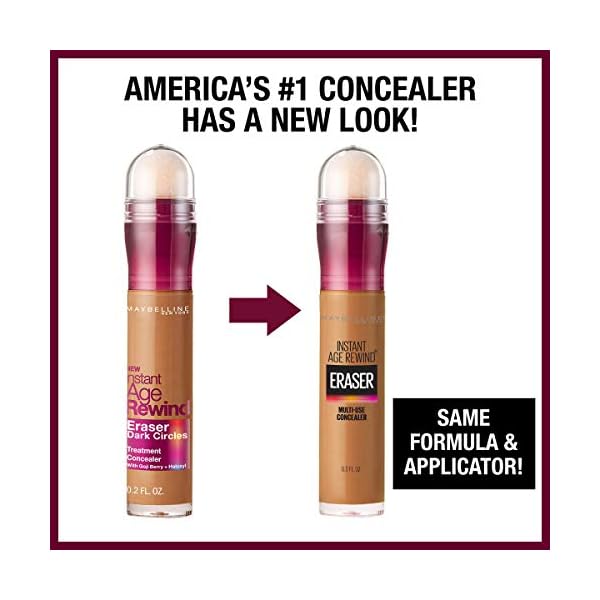 Maybelline Instant Age Rewind Eraser Dark Circles Treatment Multi-Use Concealer, 120, 1 Count (Packaging May Vary)