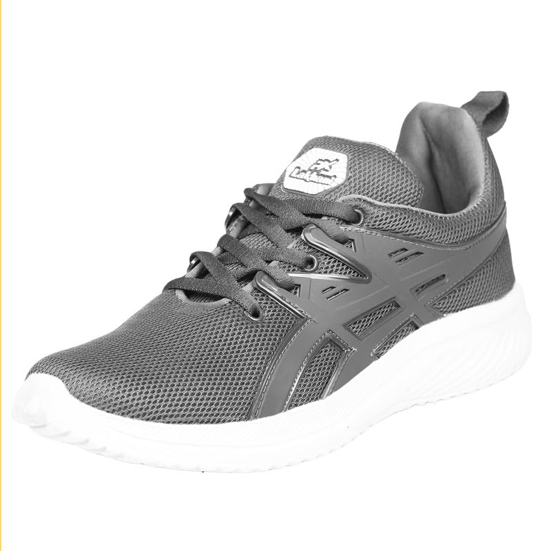 Image of Lakhani Aayushman Men's Sports Shoes with Supreme Comfort Cushioned Insole | Running Walking, Gym Training Jogging Athletics| Comfortable & Stylish| Casual & Lightweight | Lace-Up Shoes Gent's Boy's