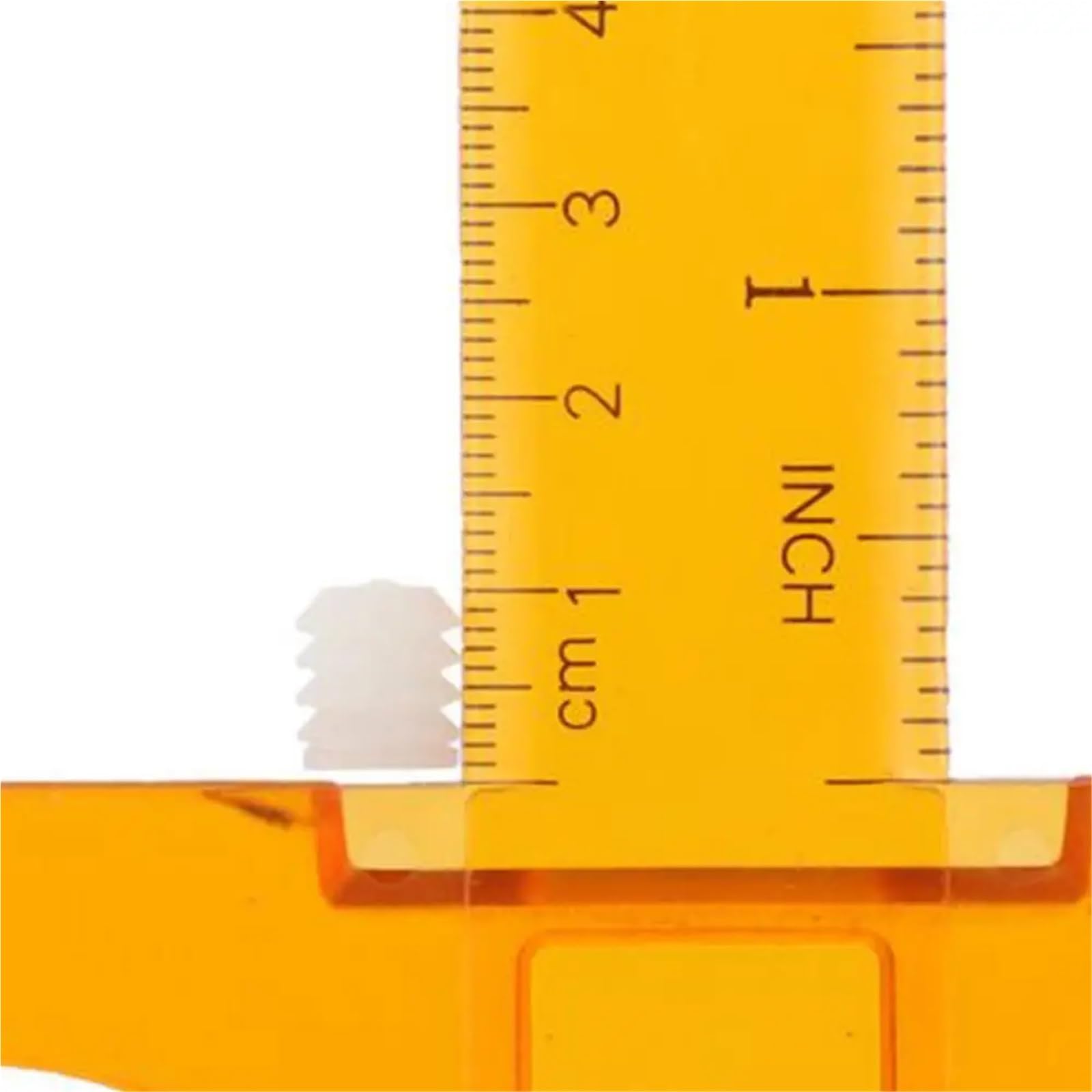 Juego de tacos de expansión de bisagra de plástico blanco, duraderos, 0.35 x 0.4 pulgadas, insertos de clavija de tornillo, para baño, cocina (1000 unidades)