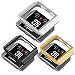 greatgo Compatible Fitbit Ionic Case Protector Soft Shock Proof Protective Slim Frame Durable Cover Accessories for Ionic smartwatch Women Men (Classic Gold Silver Black)