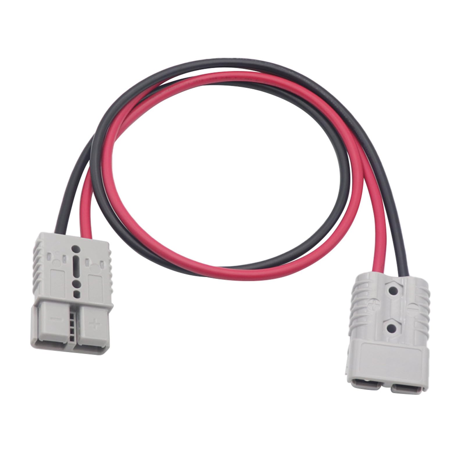 MAGICLULU Szybkozłączka zasilająca - 175A 6AWG miedziany kabel rozruchowy do falownika 1m - przedłużacz akumulatora samochodowego do pojazdów elektrycznych, kamperów, łodzi, zastosowań