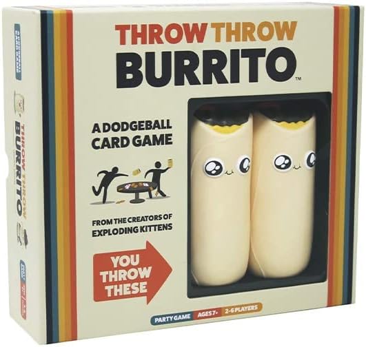 Asmodee Throw Throw Burrito, Gioco da tavolo, Edizione in Italiano, 7+ Anni, 2-6 Giocatori, 15 min, 8621
