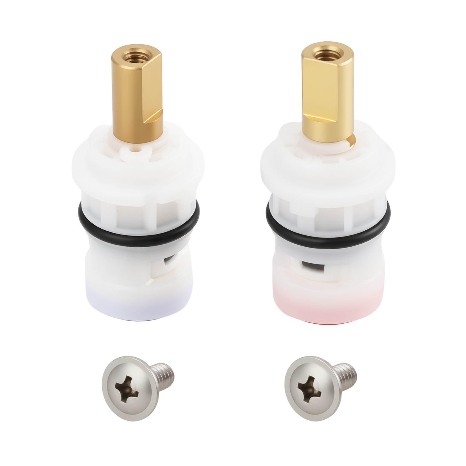 As Axis Spindleon 2Pcs Ceramic Stem Disc Faucet Cartridge 9608020 Compatible With Pfister 48 143 149 Series
