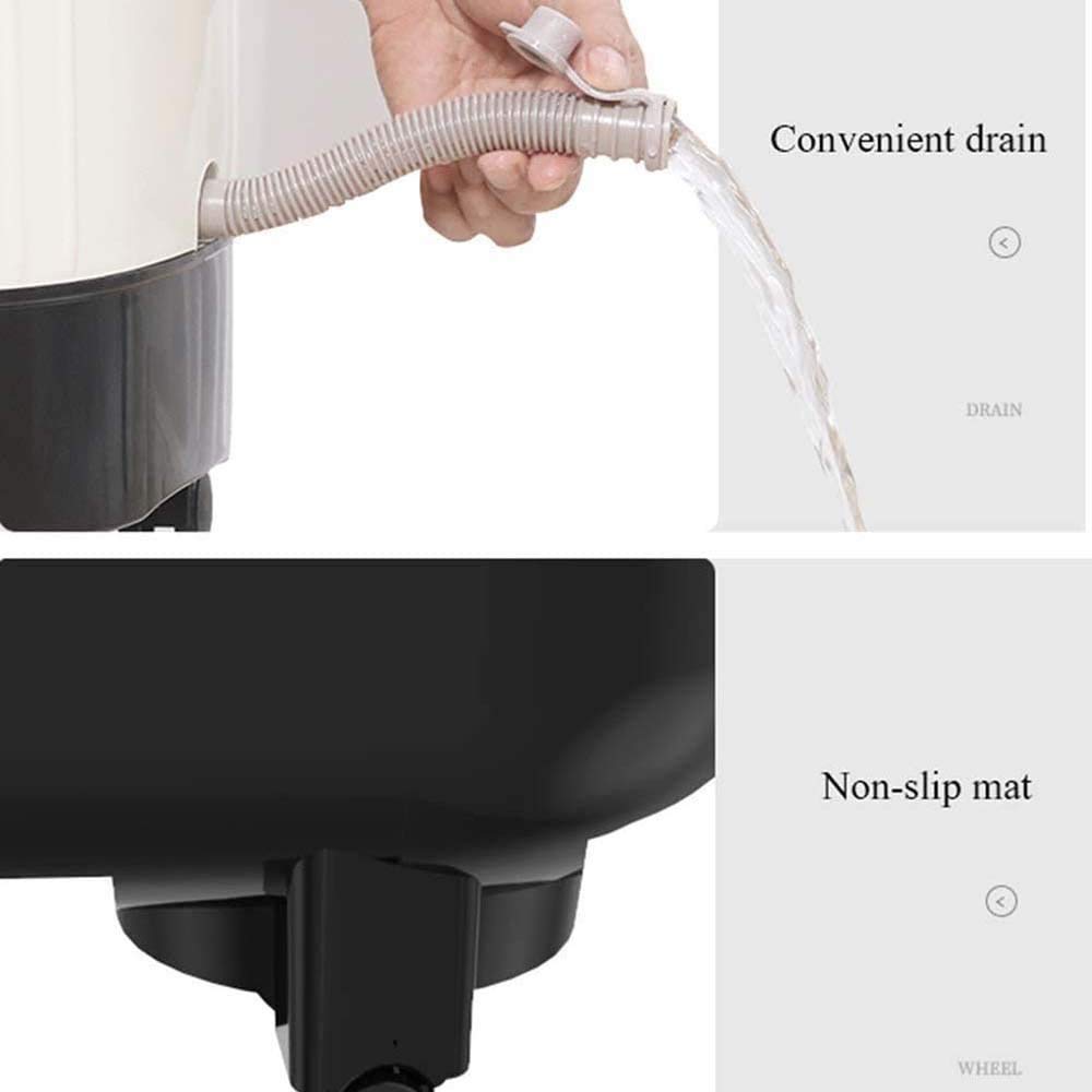 Foot SPA/baño masajeador, con Shiatsu Rodillos de Masaje, Calor, la conversión de frecuencia, Tiempo y Temperatura Ajustable, la Burbuja de Aire, Pantalla LED, Tubo de Drenaje