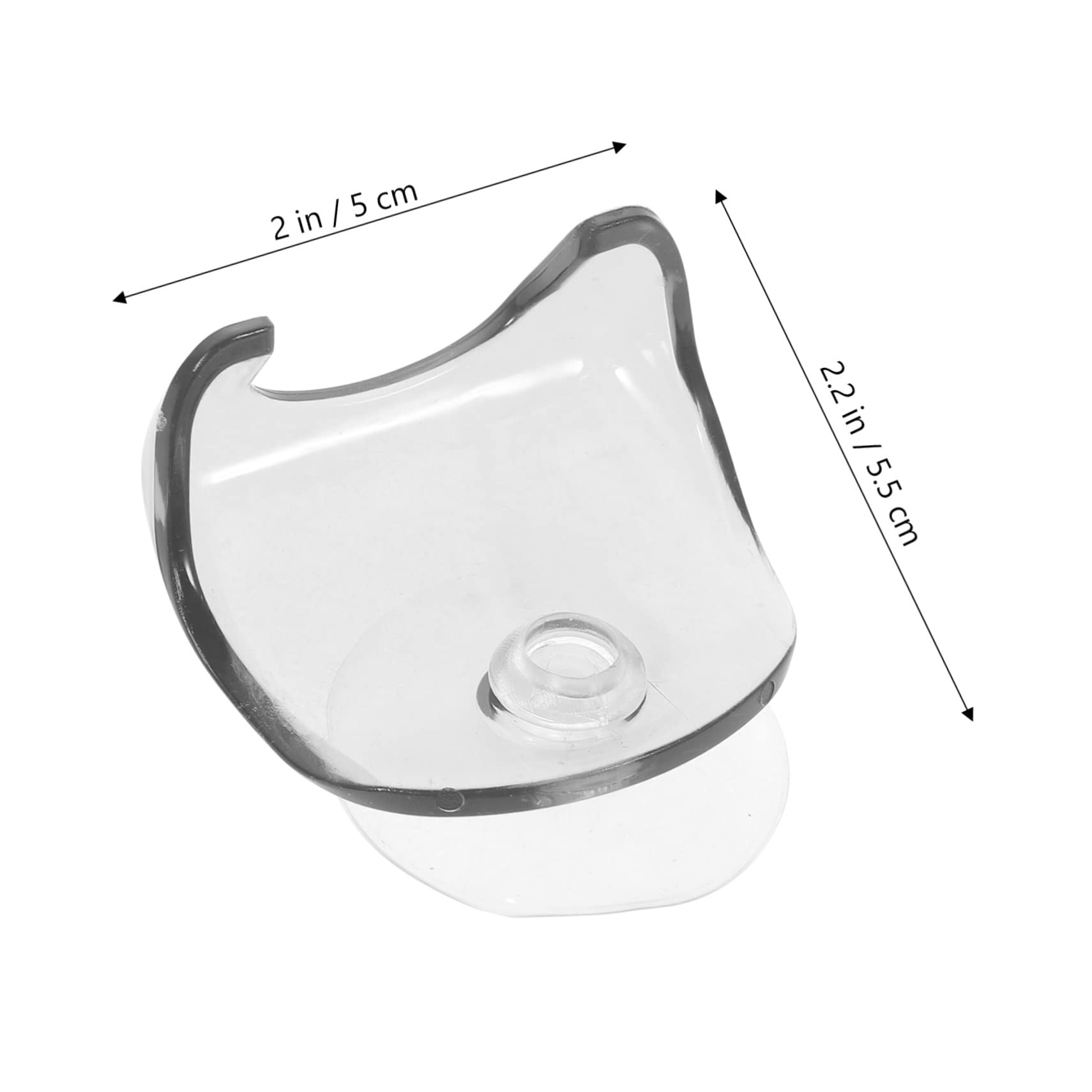 Gogogmee Bathroom Supplies 2pcs Shaver Hangers Wall Razor Hanger Suction Cup Razor Rack