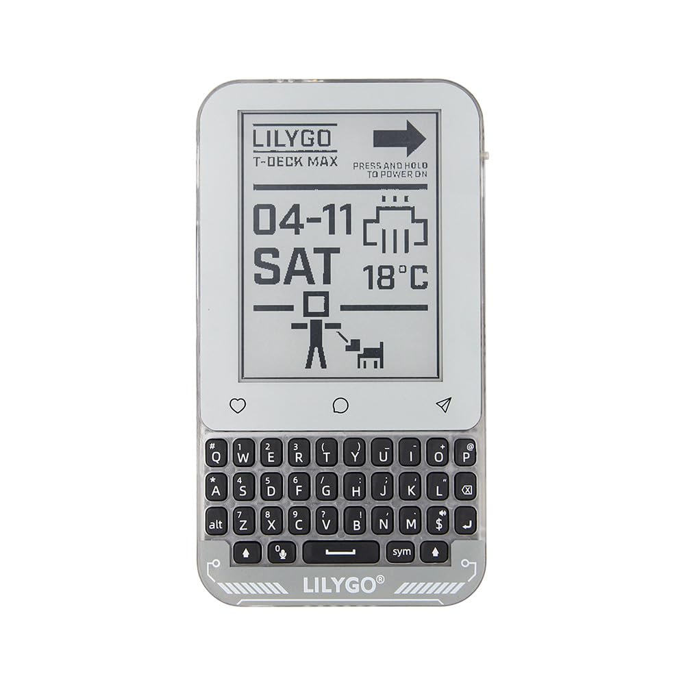 LILYGO T-Deck Max ESP32-S3 LoRa GPS TTGO Entwicklungsboard mit 3,1-Zoll-E-Paper-Display mit Frontbeleuchtung und geringem Stromverbrauch (868 MHz)