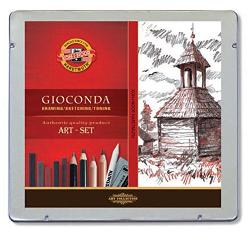 Koh-I-Noor Gioconda 24-Piece Artist Set, Packed in Tin (8899)