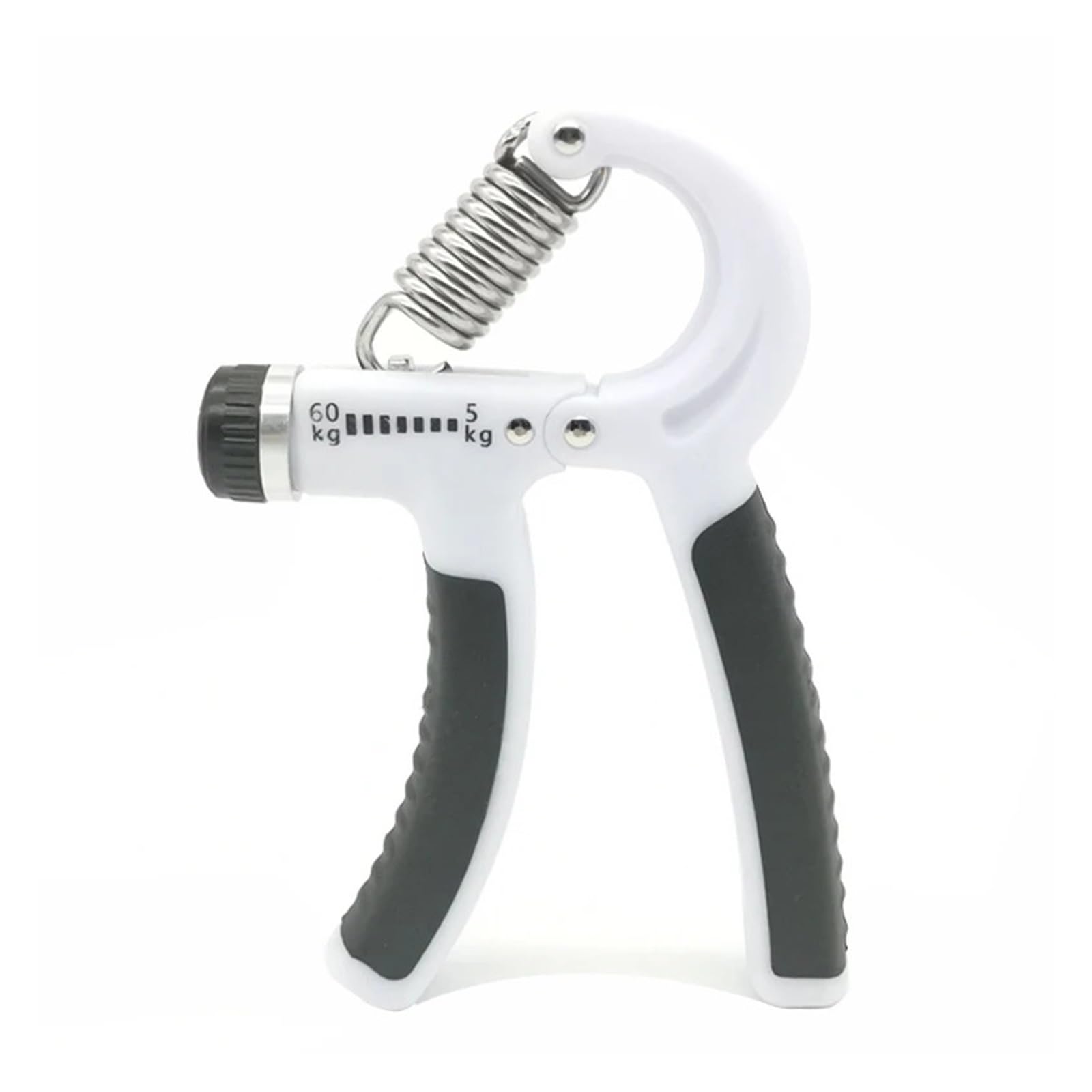 FLYIODFCXV Wrist trainer, 5-60Kg Fitness Wrist Training Increase Strength Spring Finger Pinch Carpal Expander(A-White)