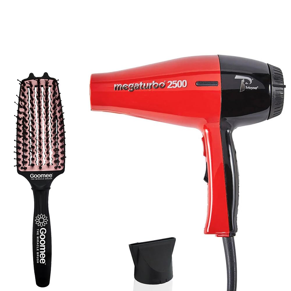 Amazon.com : Turbo Power Megaturbo 2500 Red Hair Dryer and Miracle