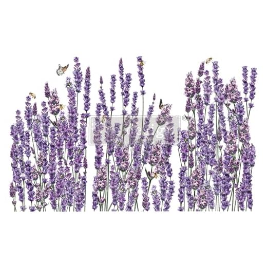 Champs De Lavende Rub On Transfers