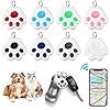 8 Pcs GPS Tracker for Dogs Kids GPS Tracker Key Finders Cute Pet Locator Portable Tracking Devices Luggage Anti Lost Dog…