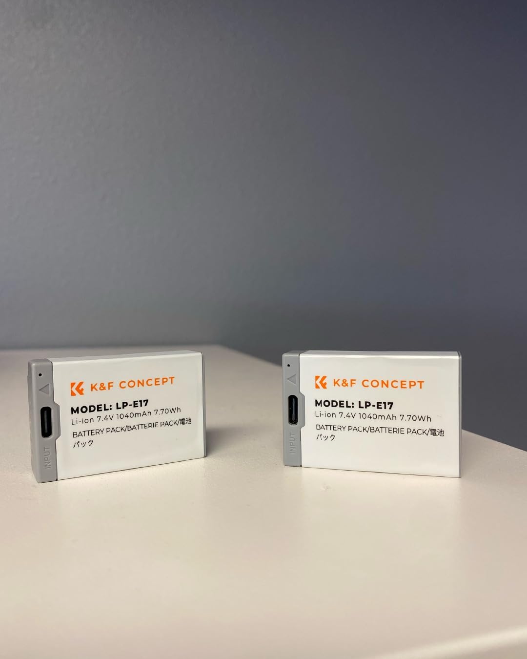 Batteries LP-E17 Rechargeables Avec Chargeur Type-C Intégré - Lot De 3, 1500 MAh, Compatibles Canon