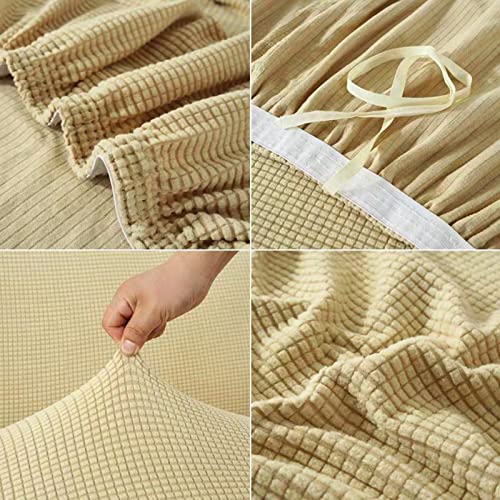Housse canapé 2 places jacquard extensible 140-180cm