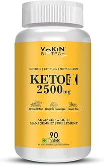 Keto 5X with Garcinia Cambogia Natural Weight Loss Supplement For Men and Women 90 Tablets