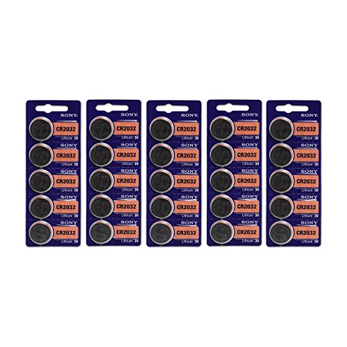 Sony CR2032 High Energy Button Cell Lithium Watch 3V Battery - 25 Pack