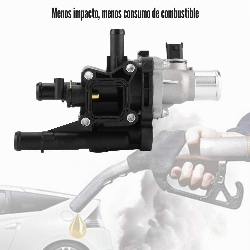 Termostato del coche Termostato del refrigerante del motor del automóvil 25192228 Junta del sensor de temperatura del termostato del refrigerante del motor reemplazo para Cruze 2011 2015