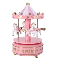 Amazon.co.jp: オルゴール、メリーゴーランド オルゴール、回転