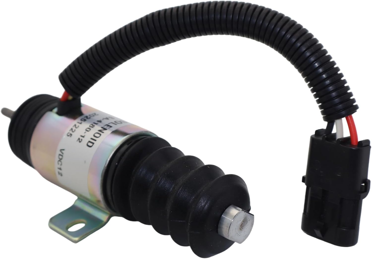 12V Fuel Shutoff Solenoid 420-35448 For JD Mower F911 F925 F932 F935 with Woodward Diesel Engine