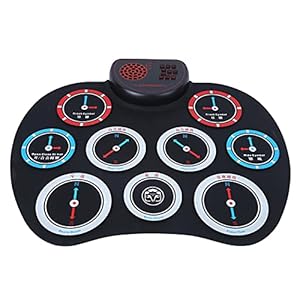 Roll Up Drum Practice Pad, Roll Up Portable Drum Set Oefenpad Kit Hand Drum Percussie voor Kinderen Volwassenen voor…