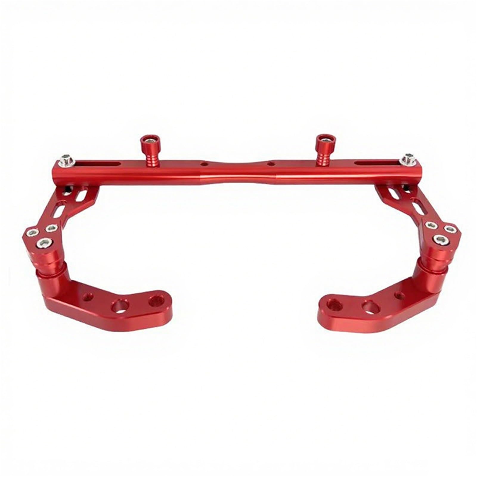 Support de Navigation GPS pour SYM pour Joyride 300, Barre D'extension De Support De Navigation Mobile De Modification De Moto Support de Plaque de Navigation GPS(Red)