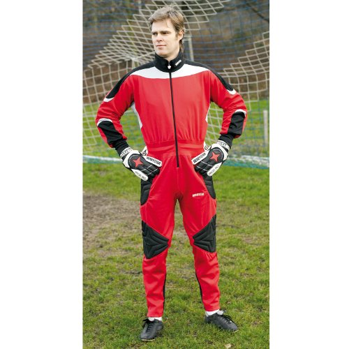 Derbystar Torwart-Overall Art.-Nr. 6642 Farbe: Schwarz/Rot/Wei?
