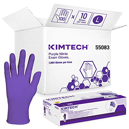 Top Brands Kimberly-Clark® Safeskin Purple Nitrile Exam Gloves, Large, Purple, Box Of 100 Top Brands Kimberly-Clark® Safeskin Purple Nitrile Exam Gloves, Large, Purple, Box Of 100