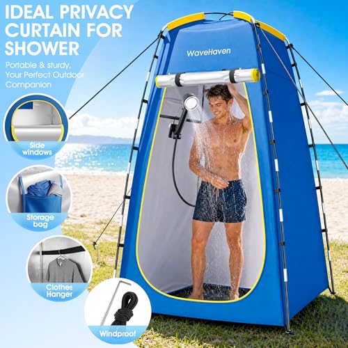 WaveHaven Portable Shower with LED Display
