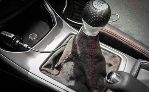 RedlineGoods Shift Boot - 5-SPD Compatible with Subaru Impreza 2012-16. Tailor Made - not Universal. Genuine top-Grade Italian Black Suede (Alcantara) with Silver Thread