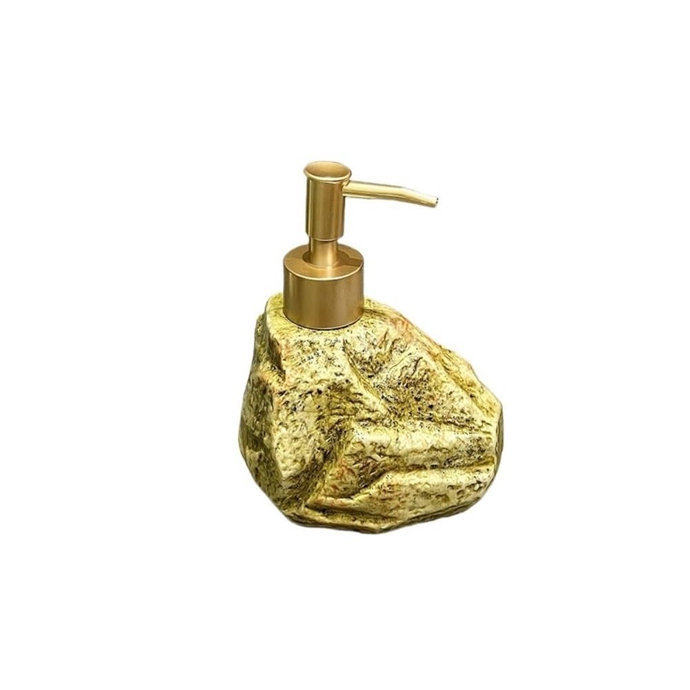 Seifenspender, Retro Kreativ Keramik Stein Shampoo Hand Duschgel Spender Seifenspender Lotion Flasche Lotion Flasche Seifenspender Badezimme