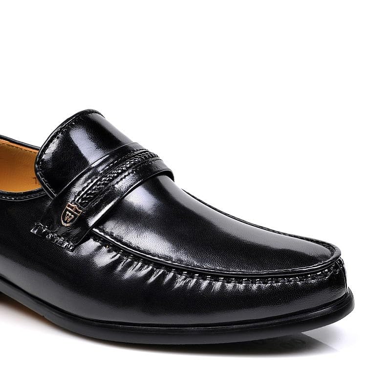 Men's Hands Free Slip On Walking Leather Shoes Loafers for Business Work & Daily Comfortable Breathable Hiking All-Terrain Ankle Boots Trekking4