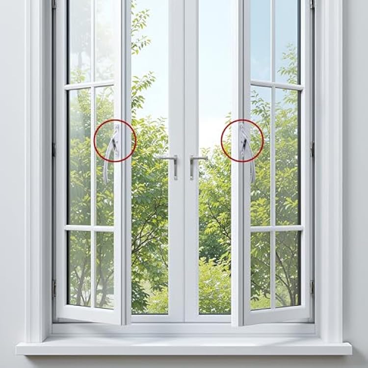 Prime-Line H 3716 White Casement Window Locking Handle (Single Pack)